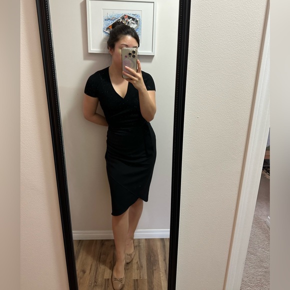 Le chateau Vintage asymmetrical black skirt - Picture 5 of 9